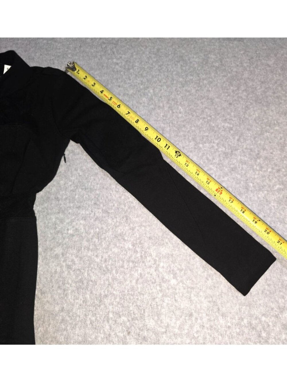 Anthropologie Womens Black Long-Sleeve Maxi Dress XXS - Picture 6 of 8